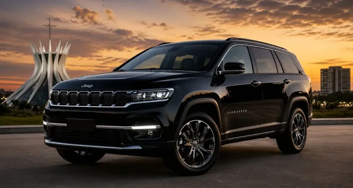 Jeep Commander Blindada em Brasília: conforto, segurança e exclusividade no transporte executivo