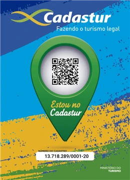 Selo Cadastur — Cadastro nº 13.718.289/0001-20, Ministério do Turismo